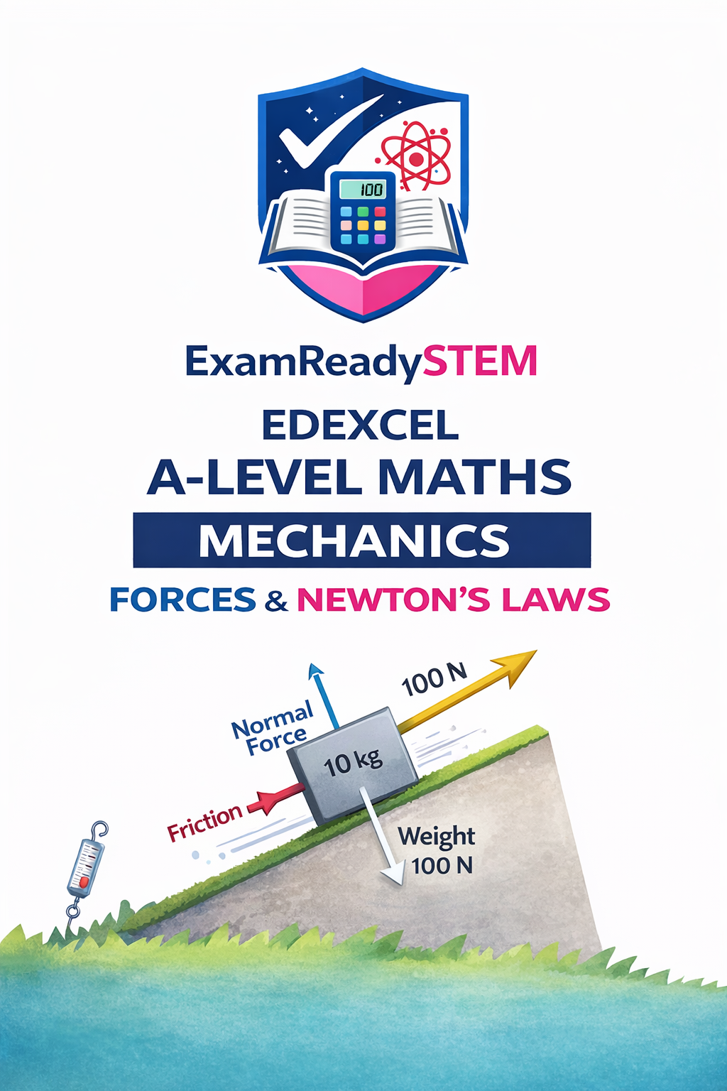 FREE EDEXCEL A-Level Maths Mechanics –  Forces & Newton's Laws Past Paper Questions