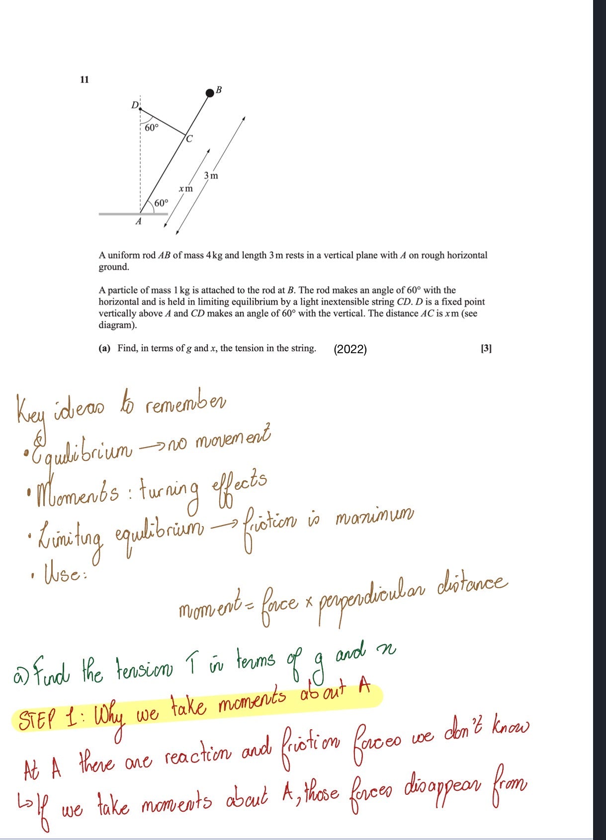 OCR A A-Level Mechanics – Complete Solved Past Papers Pack Fully Solved Exam-Style Questions (PDF)
