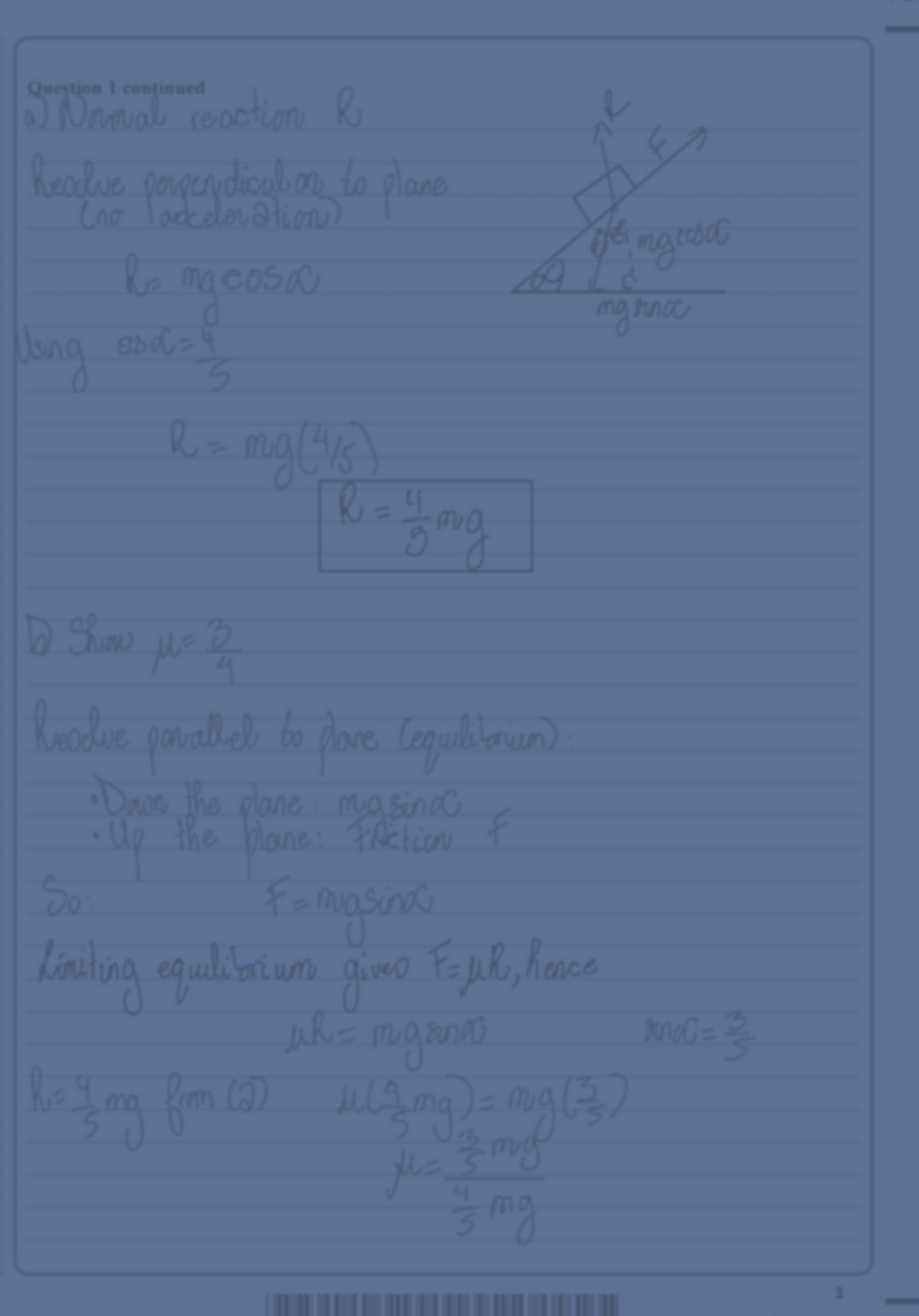 EDEXCEL A-Level Maths Mechanics –  Forces & Newton’s Laws FULLY WORKED SOLUTIONS (2018–2025)