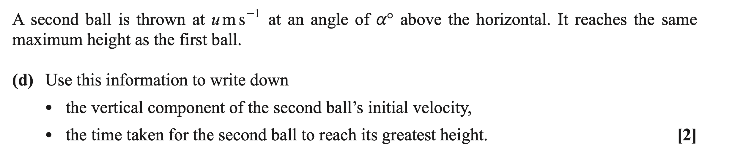OCR-MEI A-Level Maths Mechanics – PROJECTILES FULLY WORKED SOLUTIONS (2018–2025)